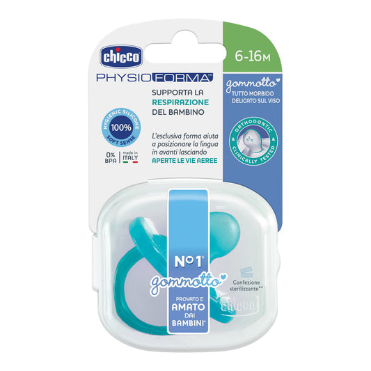 CHICCO GOMMOTTO IN SILICONE BOY 6-16 MESI 1 PEZZO