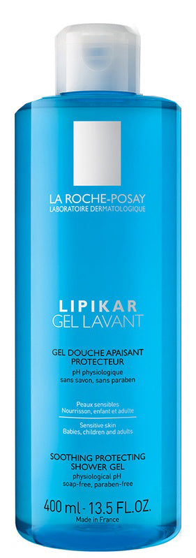 LA ROCHE POSAY LIPIKAR GEL LAVANT -Gel doccia delicato per la pelle secca e sensibile, per tutta la famiglia 400ML