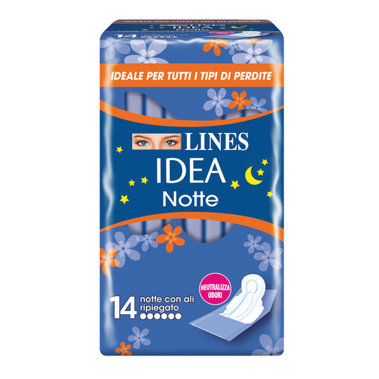 LINES IDEA NOTTE CON ALI RIPIEGATE 14 PEZZI