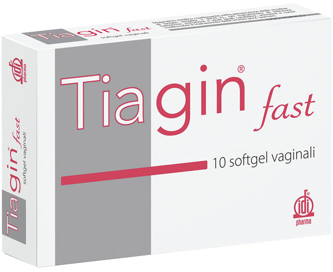 TIAGIN FAST 10CPS VAGINALI SOF