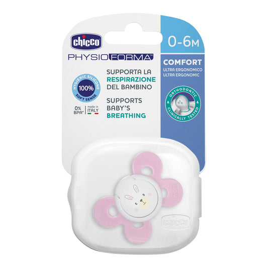 CHICCO SUCCHIETTO COMFORT GIRL IN SILICONE 0-6 MESI 1 PEZZO