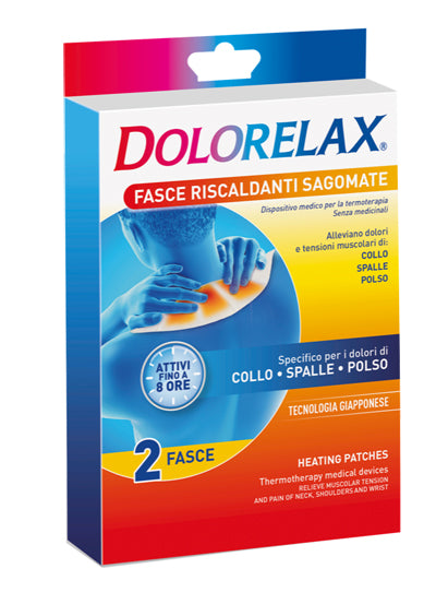 DOLORELAX FASCIA RISCALDANTE SAGOMATA 2 PEZZI