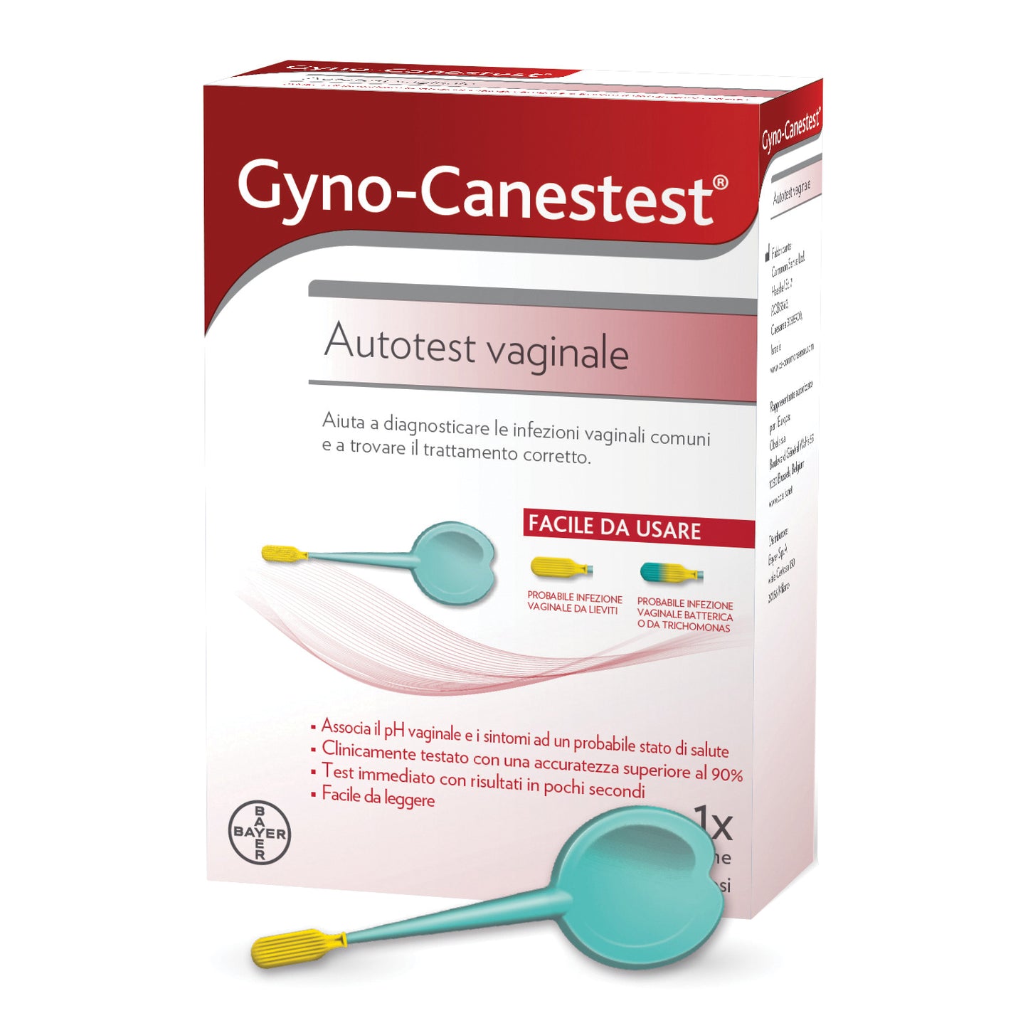 Gyno-Canestest Tampone vaginale per autodiagnosi delle infezioni vaginali