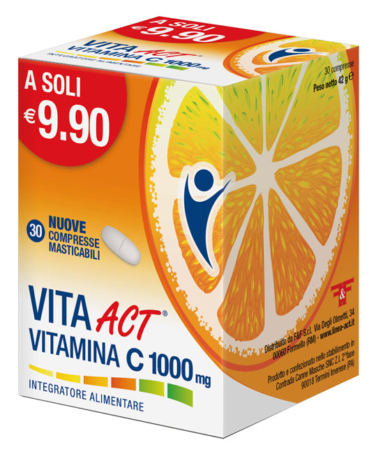 VITA ACT VITAMINA C 1000MG 30 COMPRESSE MASTICABILI