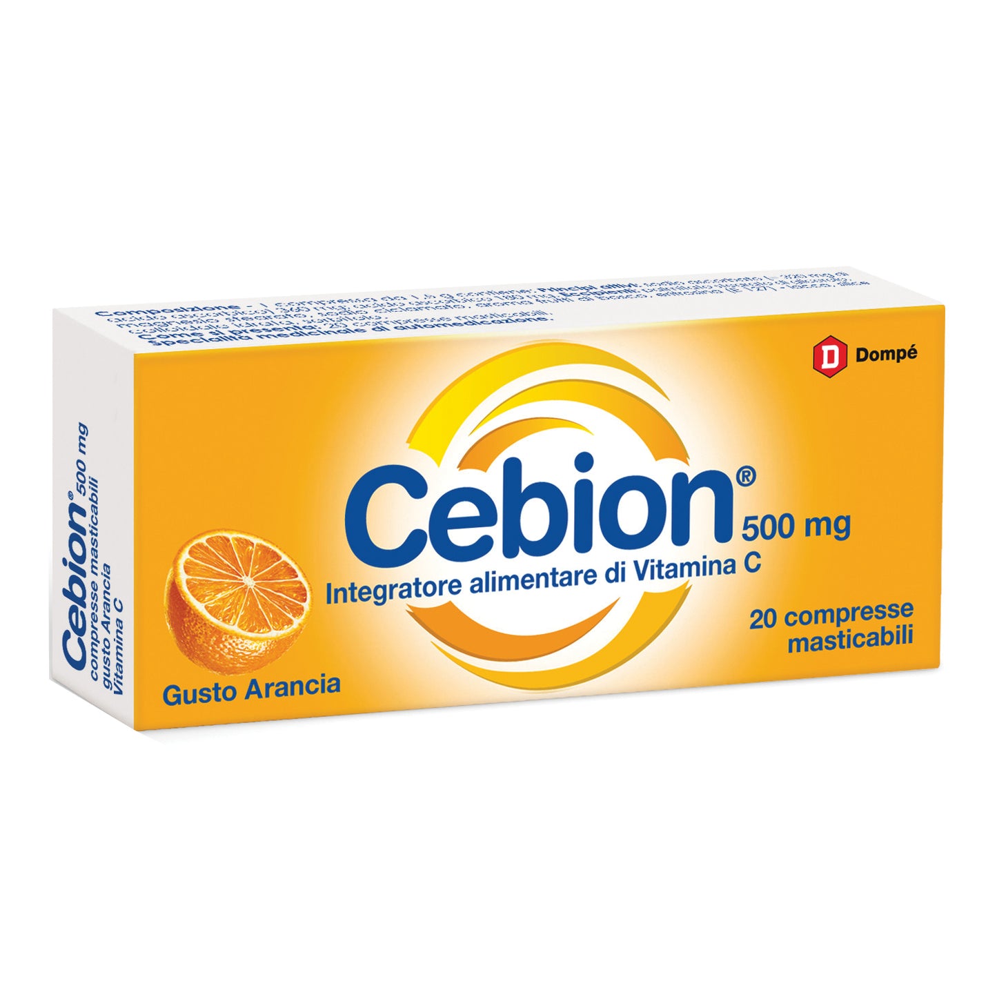 CEBION MASTICABILE ARANCIA VITAMINA C 500 MG 20 COMPRESSE