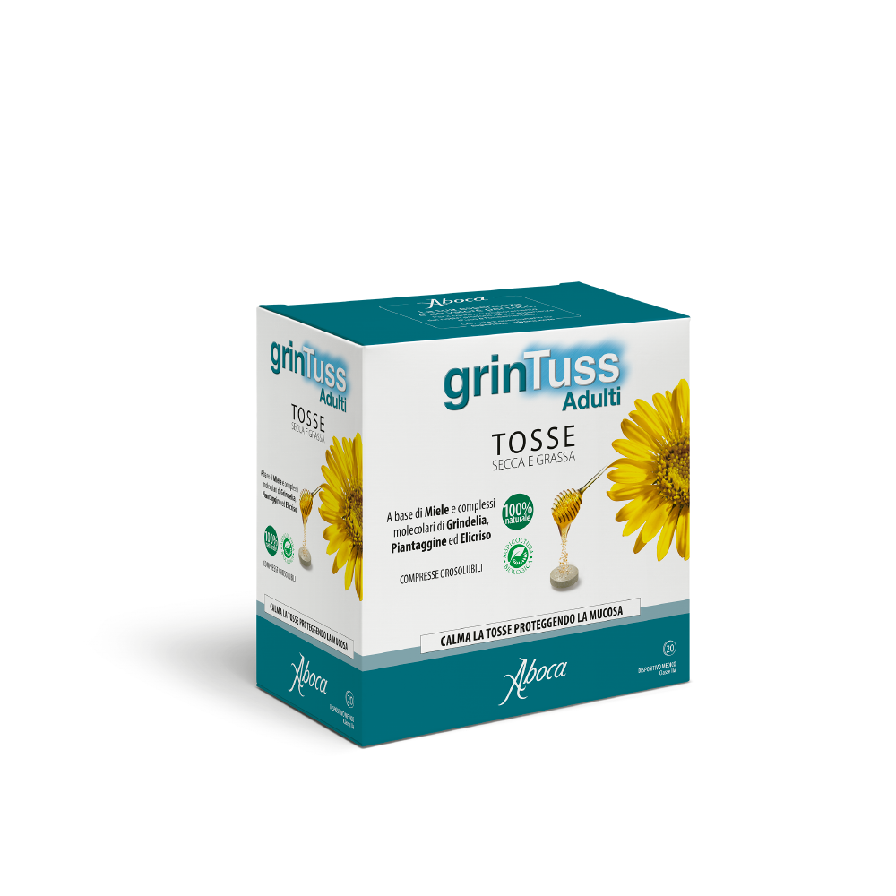 GRINTUSS ADULTI 20 COMPRESSE CON POLIRESIN 1,5 G
