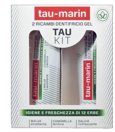 Tau marin dentifricio rinfrescante Ricarica Tau Kit 2X20ml