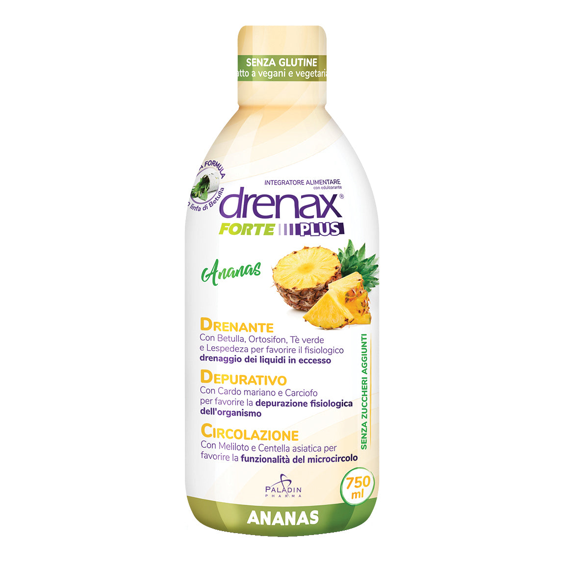 DRENAX FORTE PLUS ESOTICO CON ESTRATTO D'ANANAS 750 ML