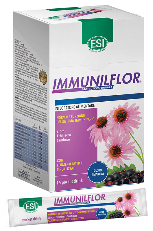 ESI IMMUNILFLOR 16 POCKET DRINK X 20 ML