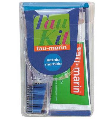 Tau marin Tau Kit da viaggio spazzolino morbido + dentifricio