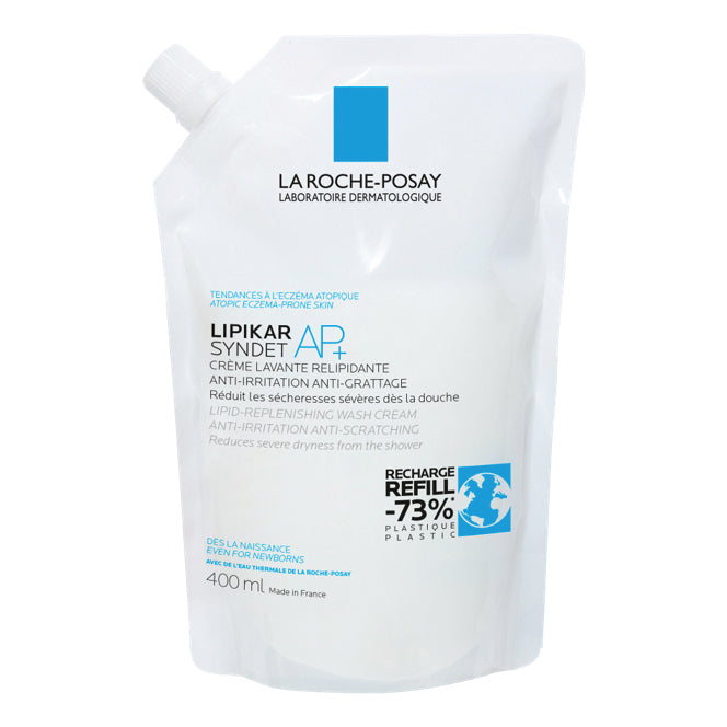 LA ROCHE POSAY LIPIKAR SYNDET AP+ Crema detergente ultra-delicata per la pelle a tendenza atopica, senza profumo 400ML