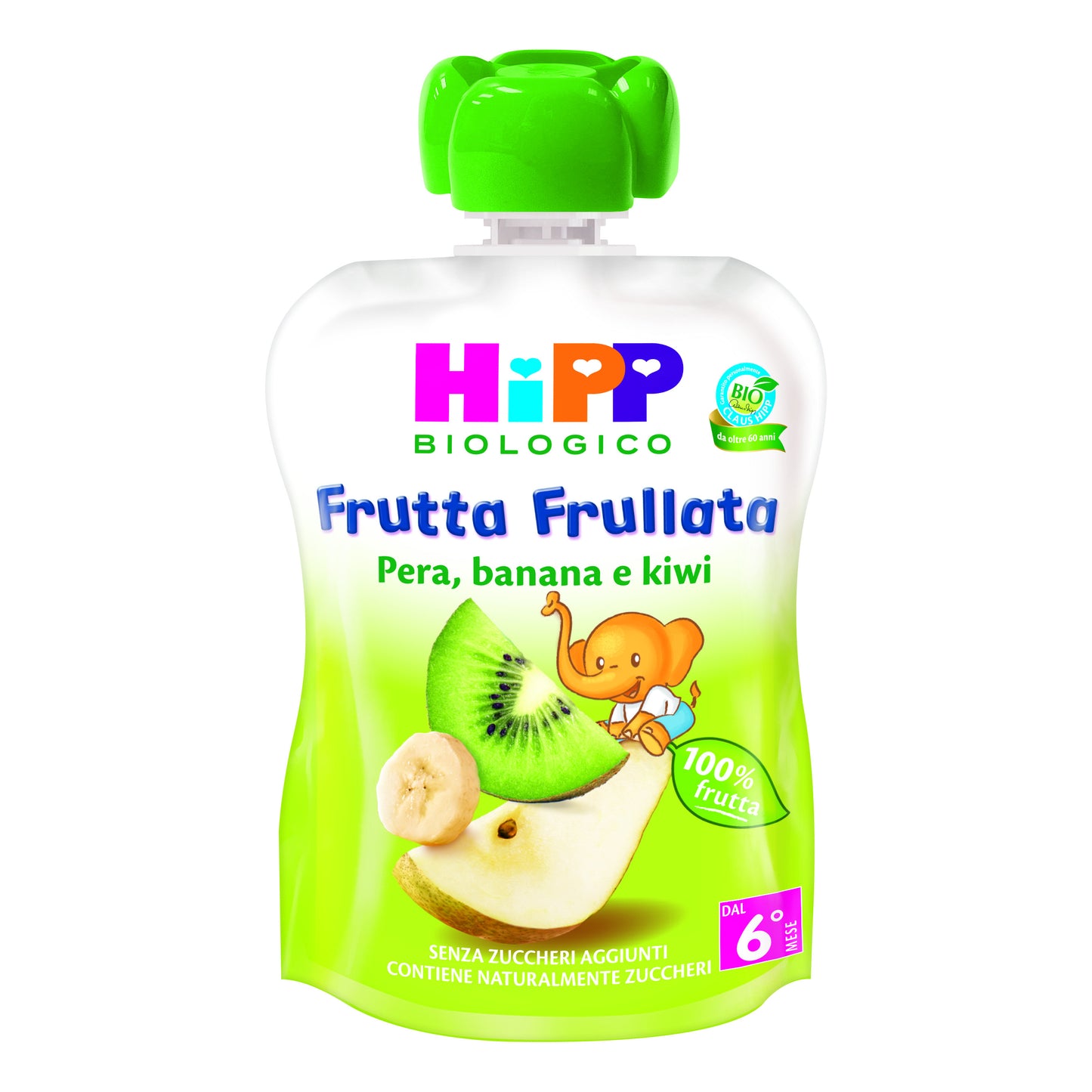 HIPP BIO FRUTTA FRULLATA PERA BANANA KIWI 90 G