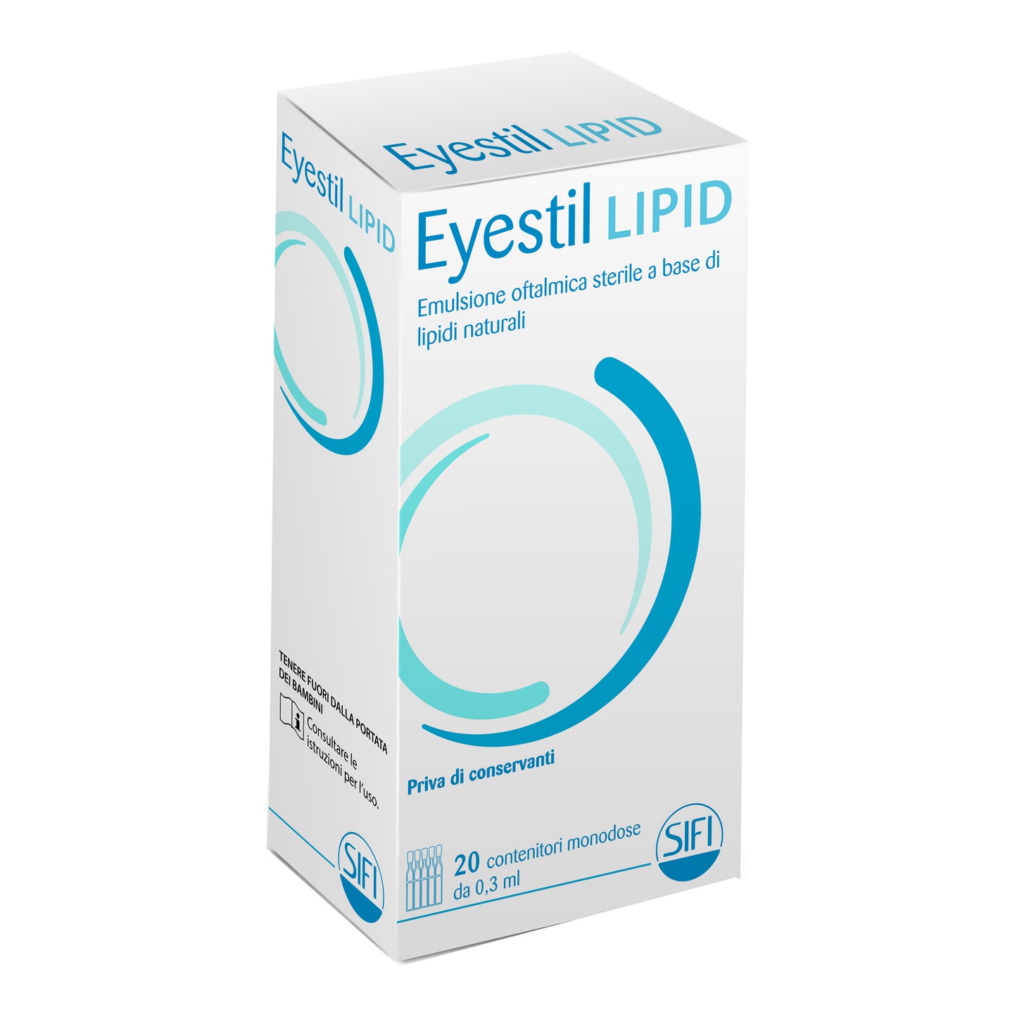 EYESTIL LIPID EMULSIONE OFTALMICA STERILE A BASE DI LIPIDI NATURALI 20 CONTENITORI MONODOSE 0,3 ML