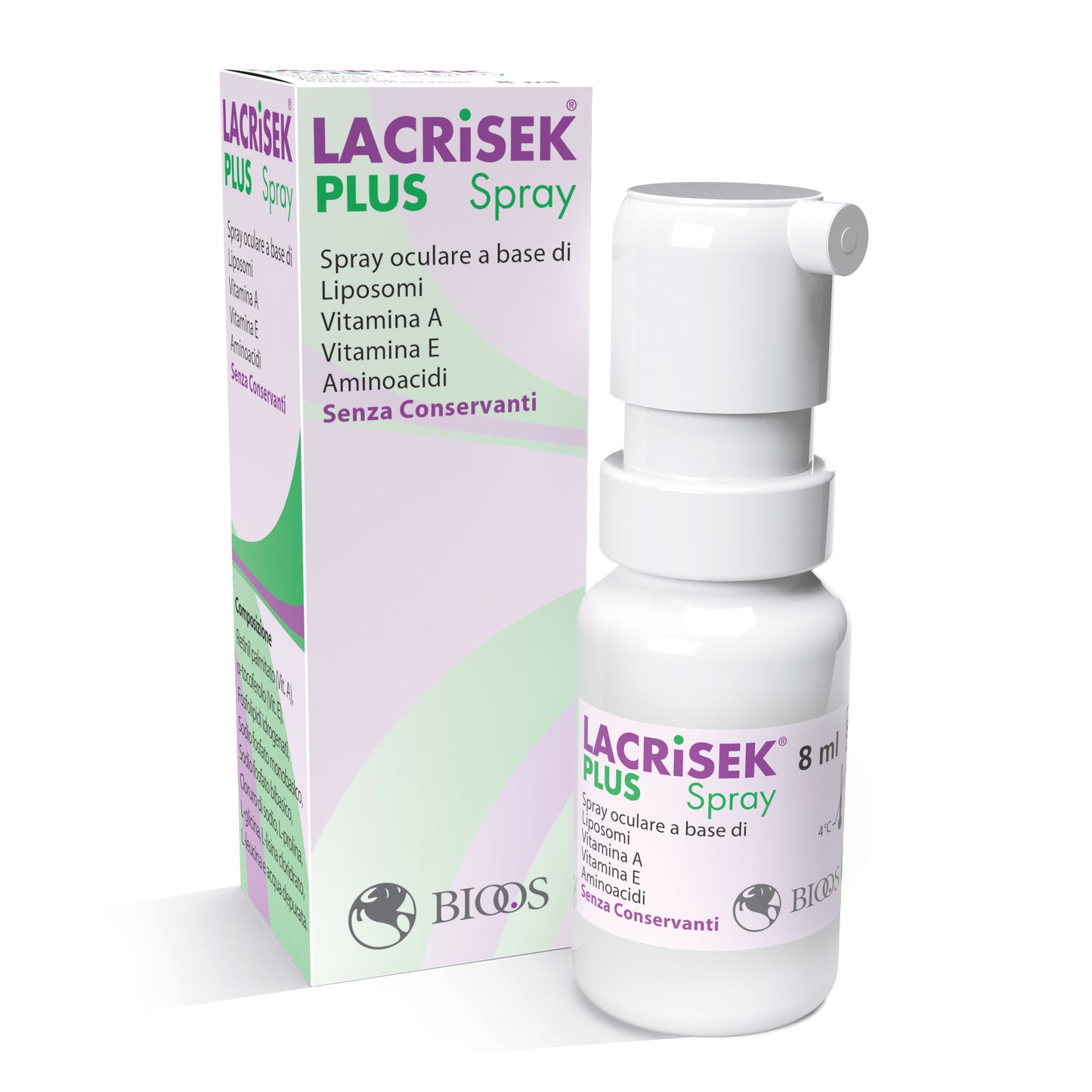 LACRISEK PLUS SPRAY SENZA CONSERVANTI SOLUZIONE OFTALMICA 8 ML