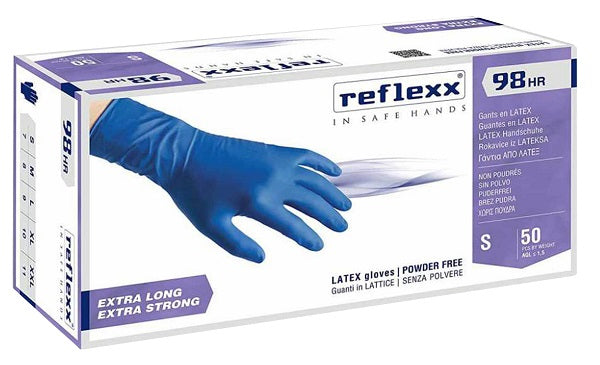 GUANTI LATTICE SENZA POLVERE LARGE 100 PEZZI