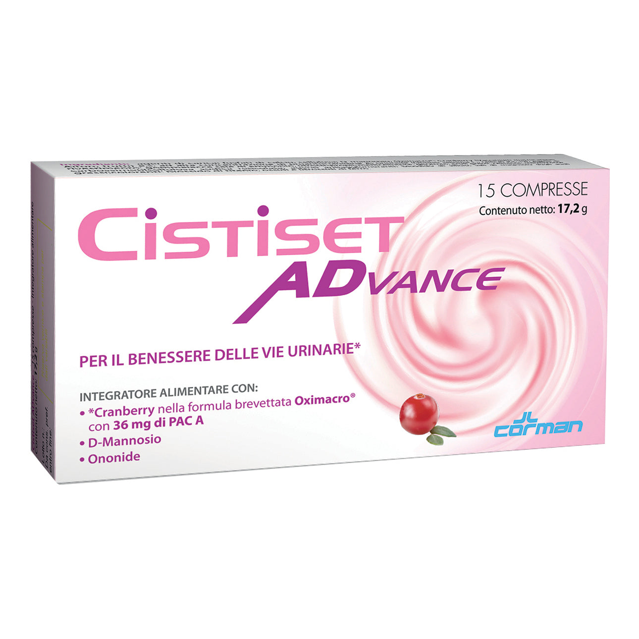 CISTISET ADVANCE 15 COMPRESSE