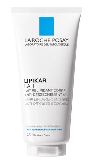 LA ROCHE POSAY LIPIKAR LATTE 48 ore di idratazione e trattamento anti-secchezza per la pelle sensibile, secca, che tira 200ML