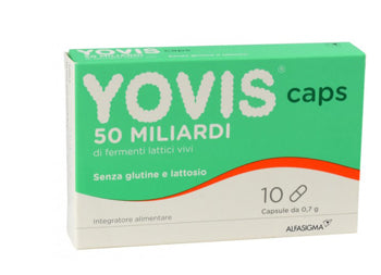 YOVIS 10 CAPSULE- Integratore con 50 miliardi di fermenti lattici vivi