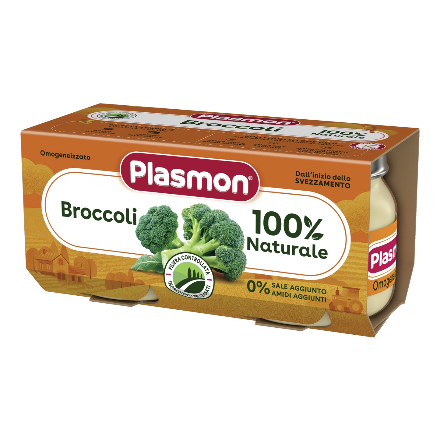 PLASMON OMOGENEIZZATO BROCCOLI 2 X 80 G