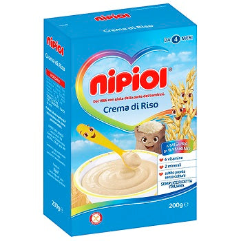 NIPIOL CEREALI CREMA RISO 200 G