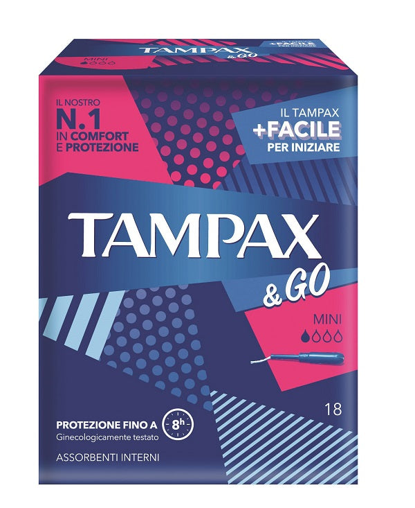 TAMPAX &GO MINI 18PZ