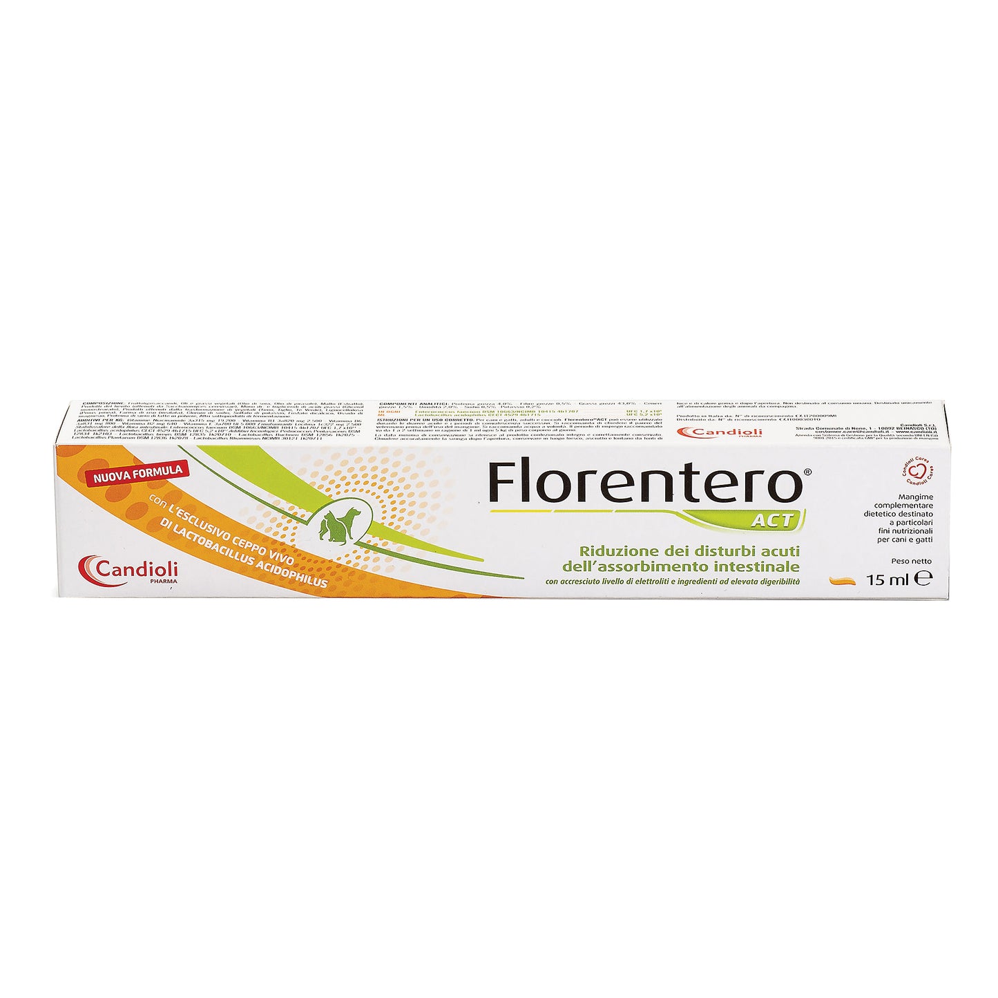 FLORENTERO ACT SIRINGA DOSATRICE 15 ML PASTA PER CANI E GATTI