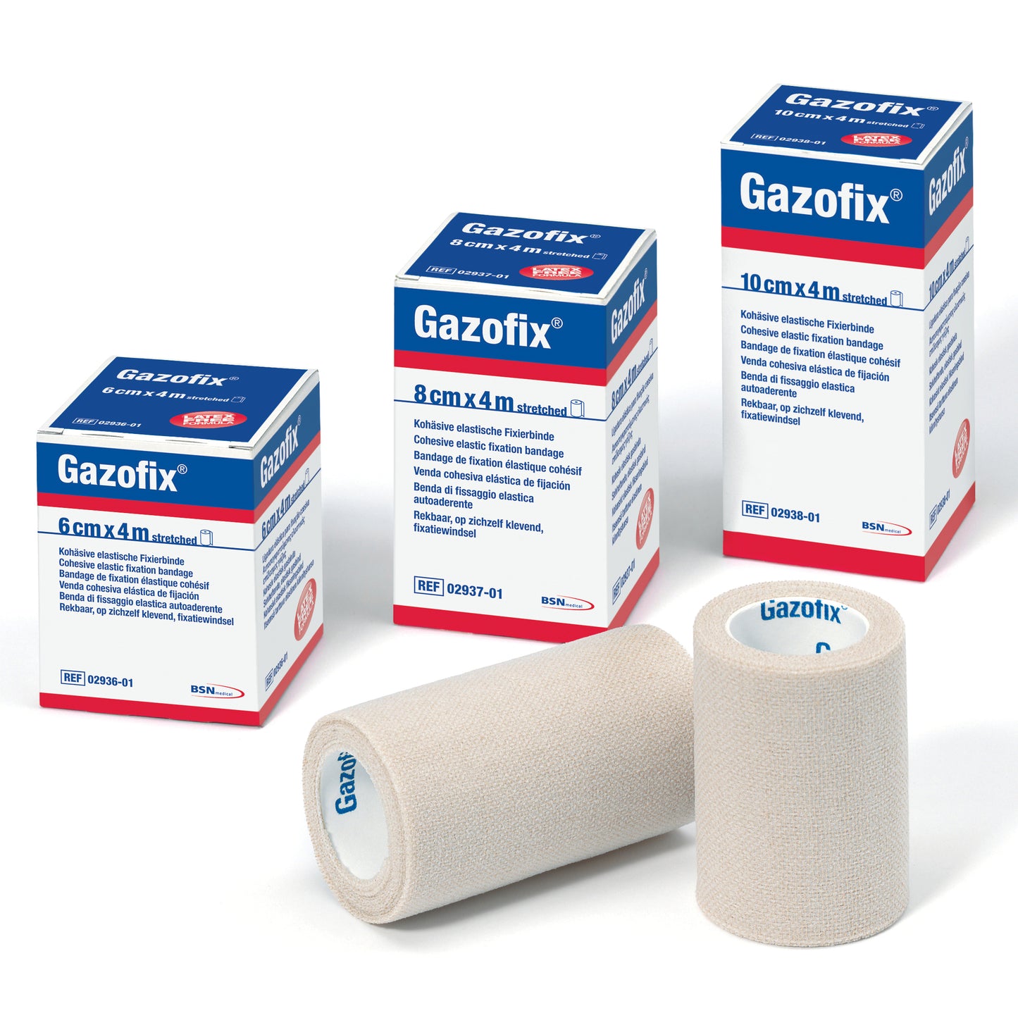 BENDA ELASTICA AUTOADESIVA GAZOFIX 12X400 CM