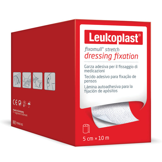 FASCIA AUTOADESIVA IPOALLERGENICA FIXOMULL STRETCH PER FISSAGGIO CATETERI M 10 X 5 CM
