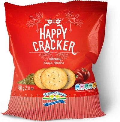 HAPPY FARM HAPPY CRACKERS GUSTO PIZZA 60 G