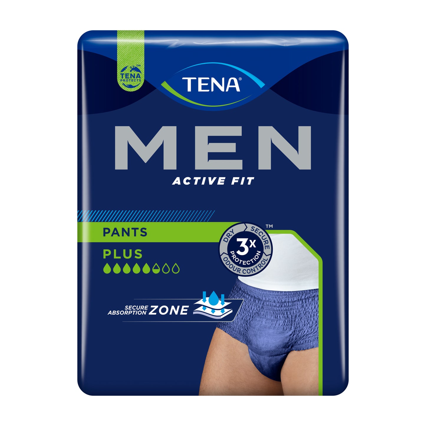 PULL UP UOMO TENA MEN PANTS ACTIVE FIT M 9 PEZZI