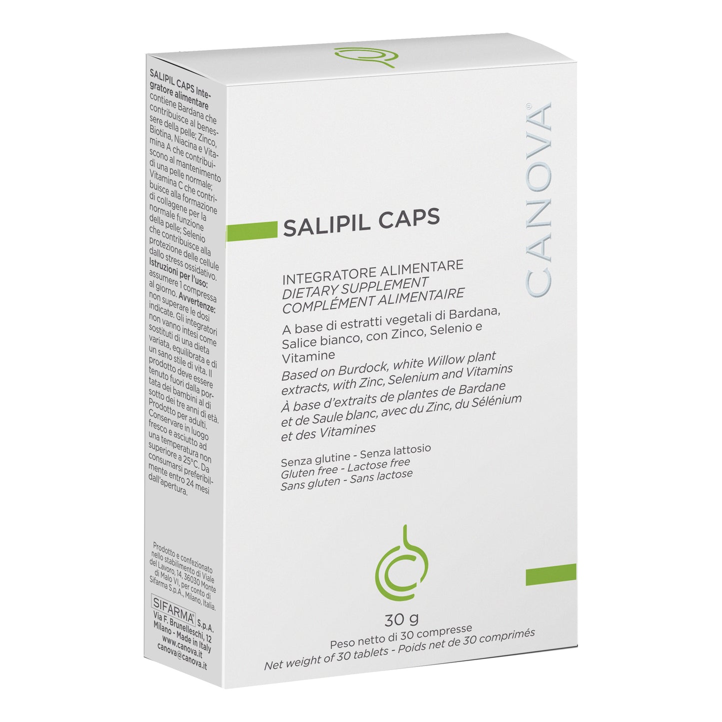 CANOVA SALIPIL CAPS 30 COMPRESSE NUOVA CONFEZIONE