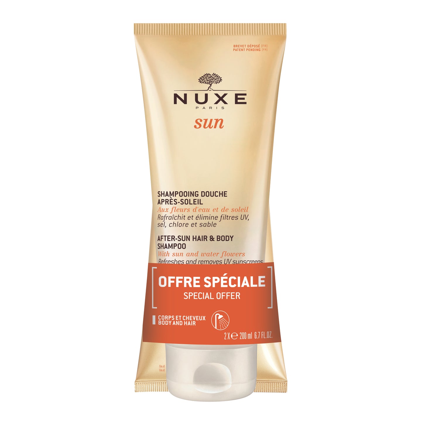 NUXE SUN DUO SHAMPOO DOCCIA DOPOSOLE 200 ML