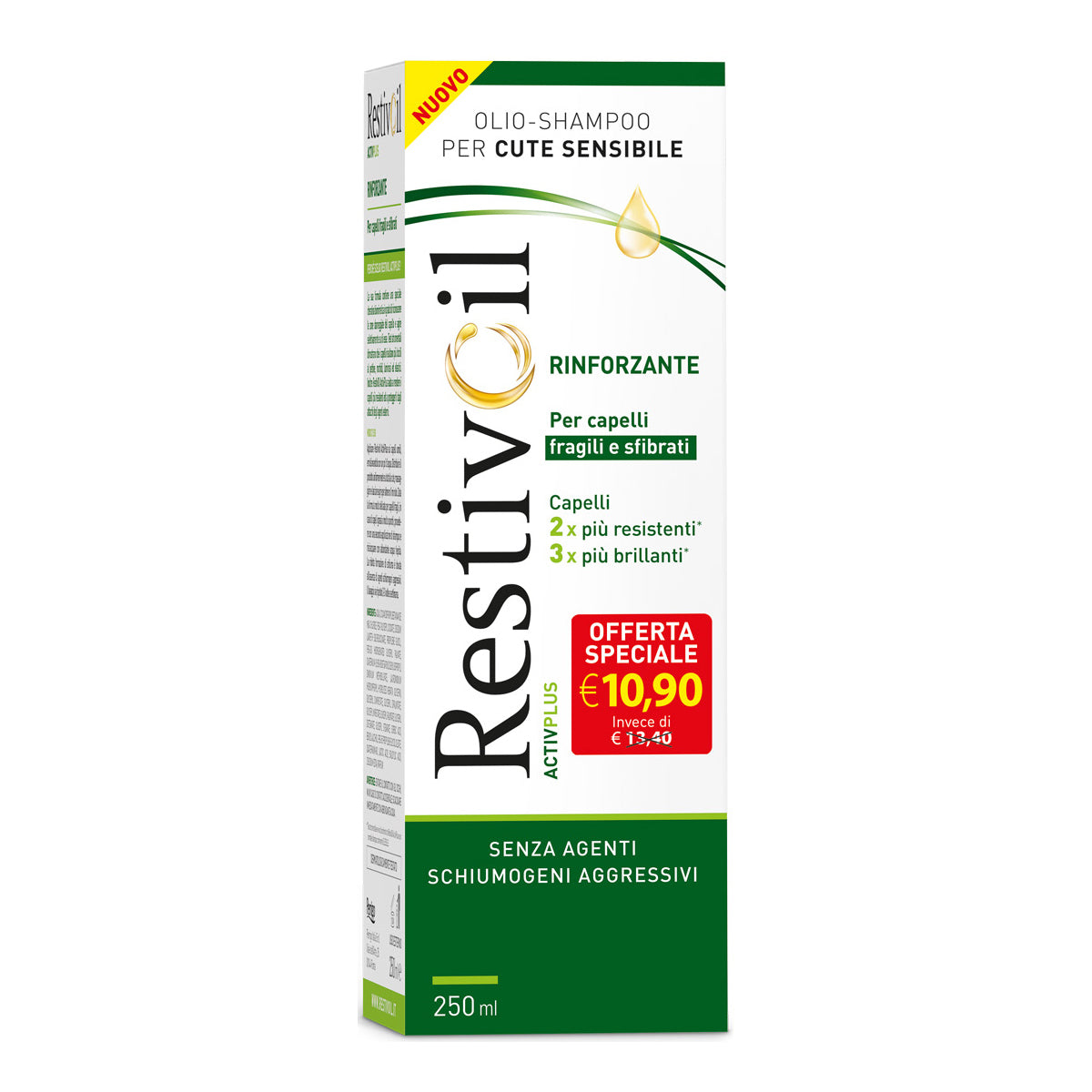 RESTIVOIL ACTIV PLUS 250 ML TAGLIO PREZZO