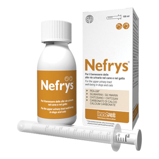 NEFRYS VEG 100 100 ML CON SIRINGA DOSATRICE ALIMENTO COMPLEMENTARE PER CANI E GATTI
