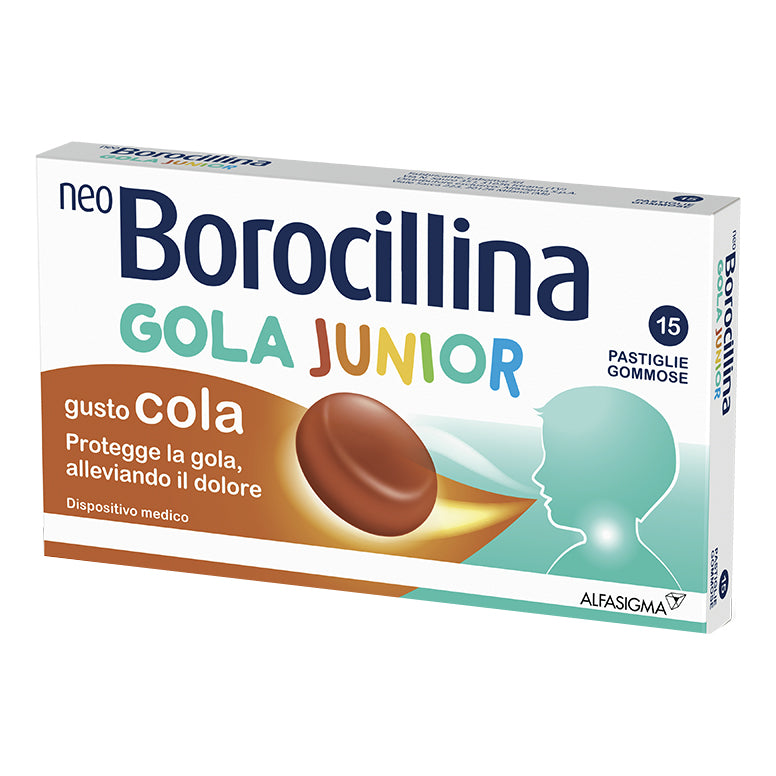 Neoborocillina Gola Junior Cocacola- 15 pastiglie gommose