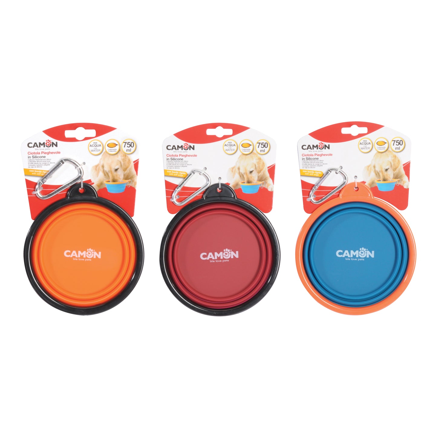 CIOTOLA COLLASSABILE SILICONE MEDIUM 750ML