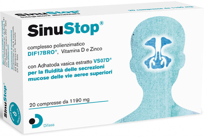 SINUSTOP 20 COMPRESSE DA 1190 MG