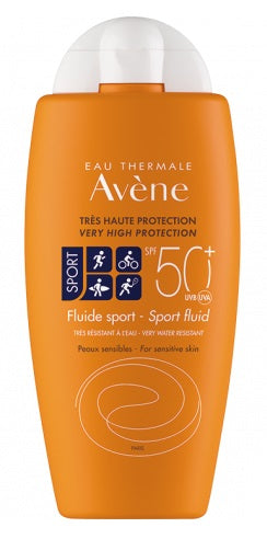 AVENE Fluido solare sport SPF50+ molto resistente ad acqua e sudore 100ml