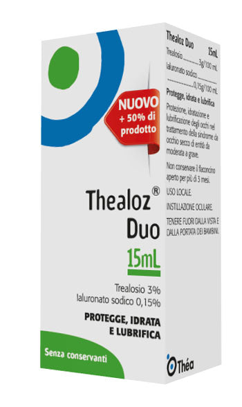Thealoz Duo Soluzione Oculare Idratante con Trealosio per occhio secco 15ml
