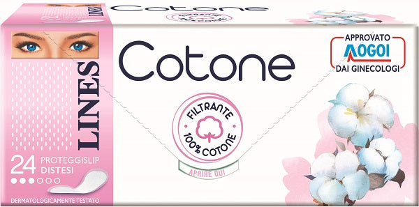 LINES COTONE PROTEGGISLIP DISTESI 24 PEZZI