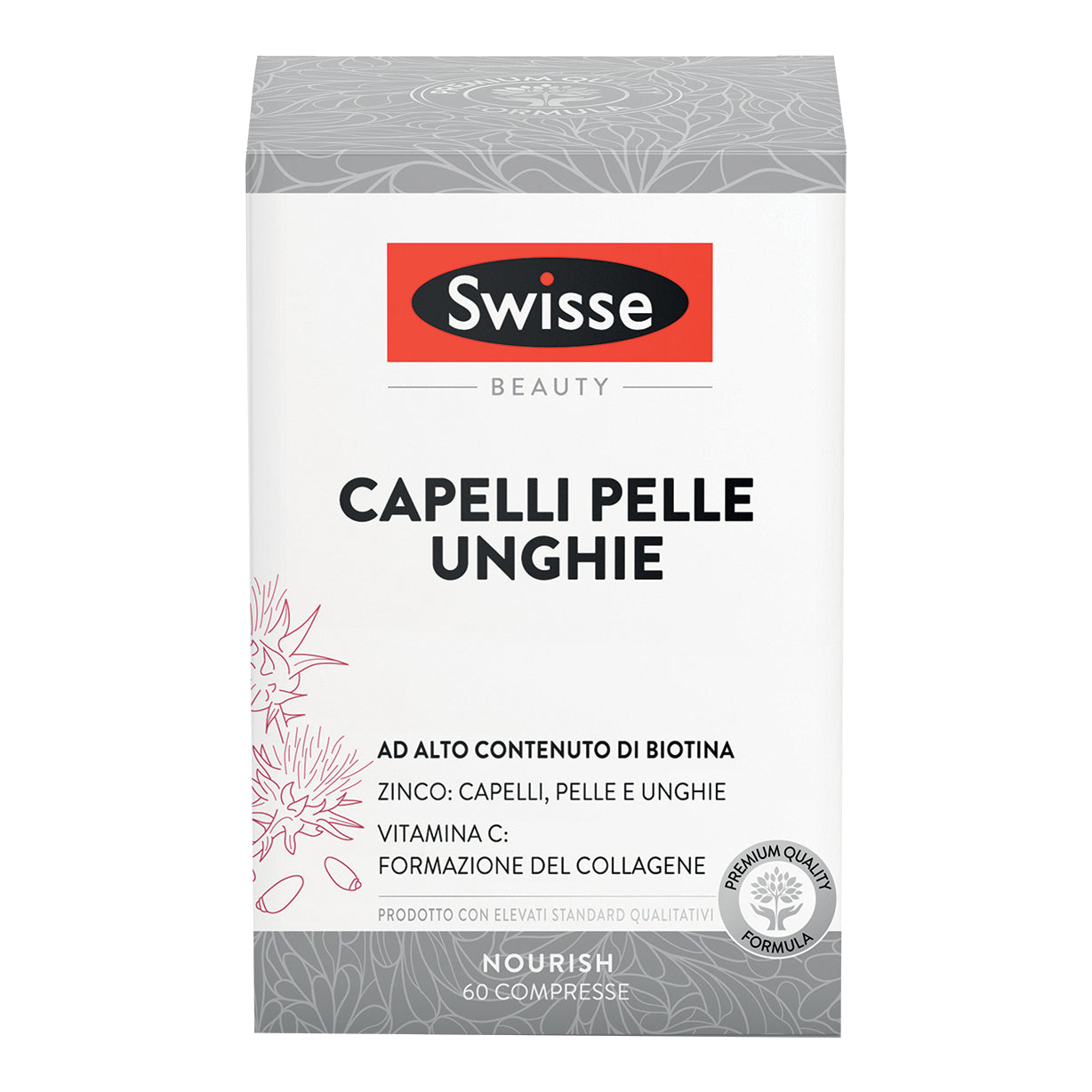 SWISSE CAPELLI PELLE UNGHIE 60 COMPRESSE