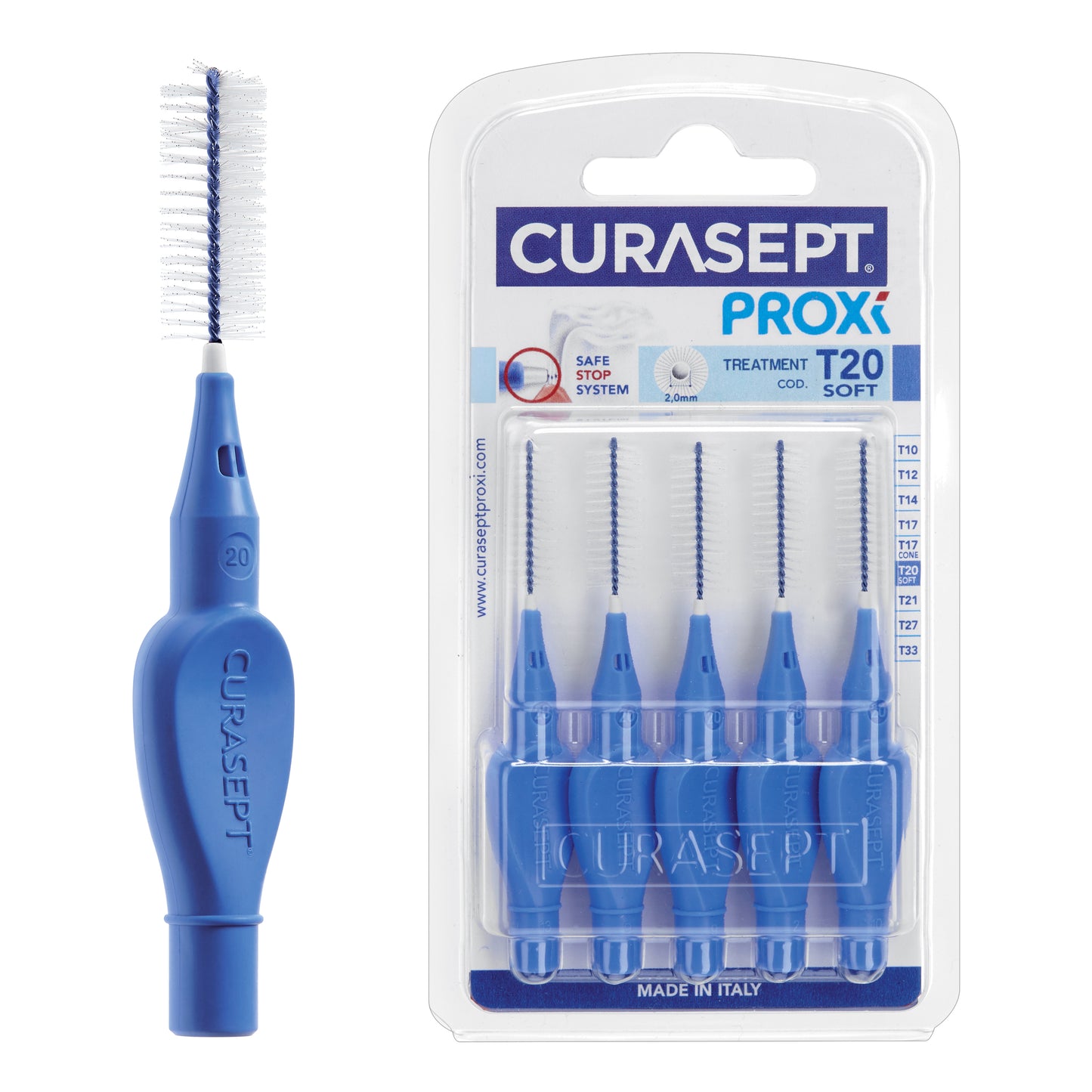 CURASEPT PROXI T20 SOFT BLUE 5 PEZZI
