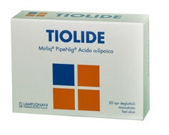 TIOLIDE 20 COMPRESSE DEGLUTIBILI MONOSTRATO FAST SLOW
