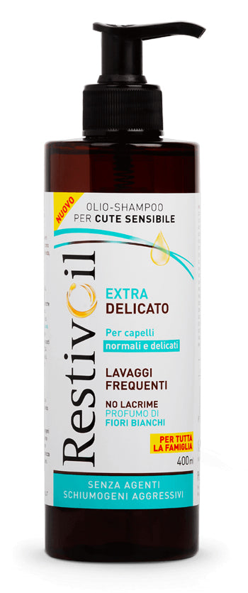 RESTIVOIL EXTRA DELICATO OLIO SHAMPOO PER CUTE SENSIBILE 400 ML