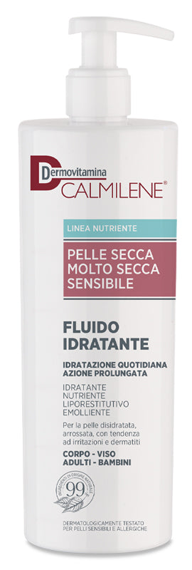 Dermovitamina Calmilene Fluido Idratante per pelle secca, molto secca e sensibile 500ml