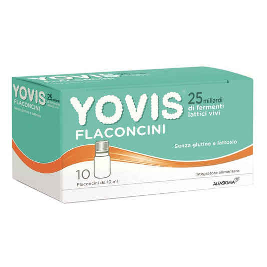 YOVIS 10 FLACONCINI -Integratore con 25 miliardi di fermenti lattici vivi