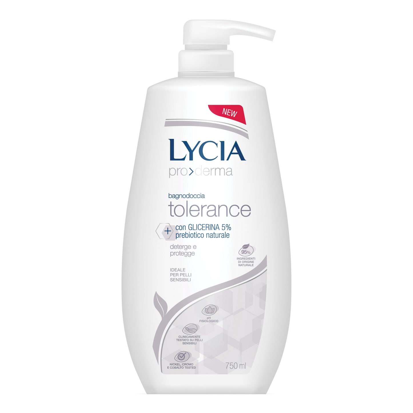 LYCIA PRODERMA BAGNODOCCIA TOLERANCE 750 ML