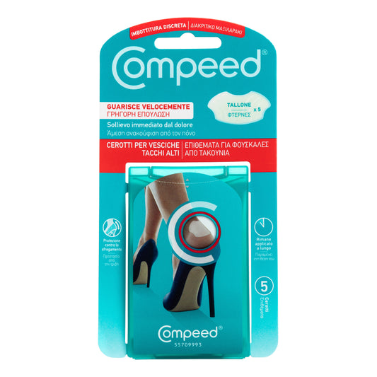 CEROTTO COMPEED VESCICHE TACCHI ALTI 5 PEZZI