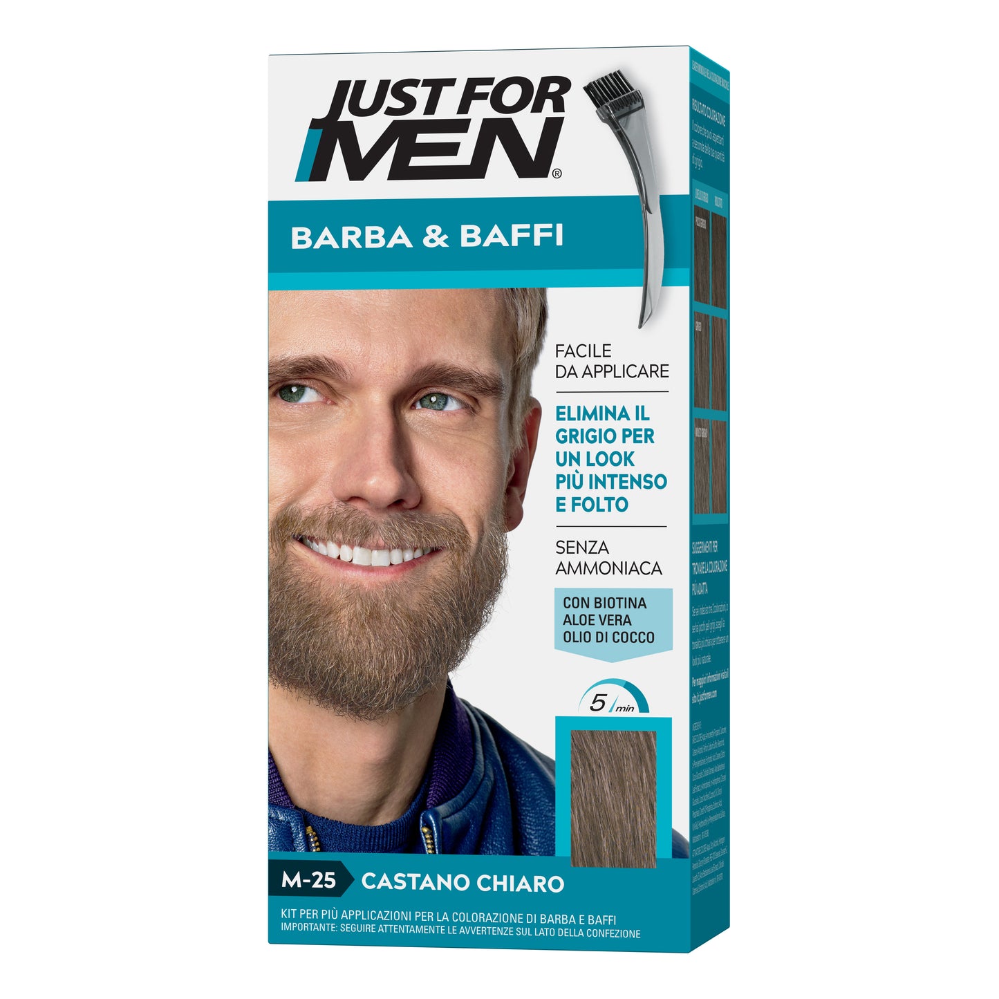 JUST FOR MEN BARBA & BAFFI M25 CASTANO CHIARO 51 G