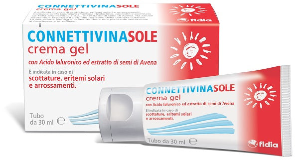 Connettivina Sole Crema Gel lenitiva per scottature ed arrossamenti 30ml